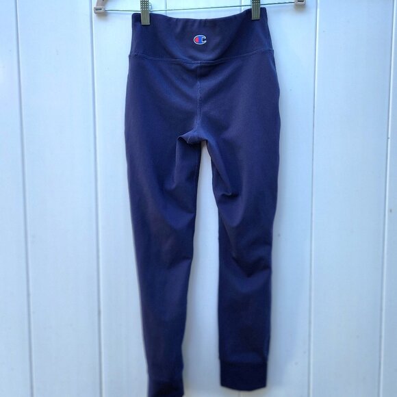 🏆Champion Authentic 🏆Athleticwear Performance Yoga Leggings XS-NAVY BLUE - Picture 6 of 7